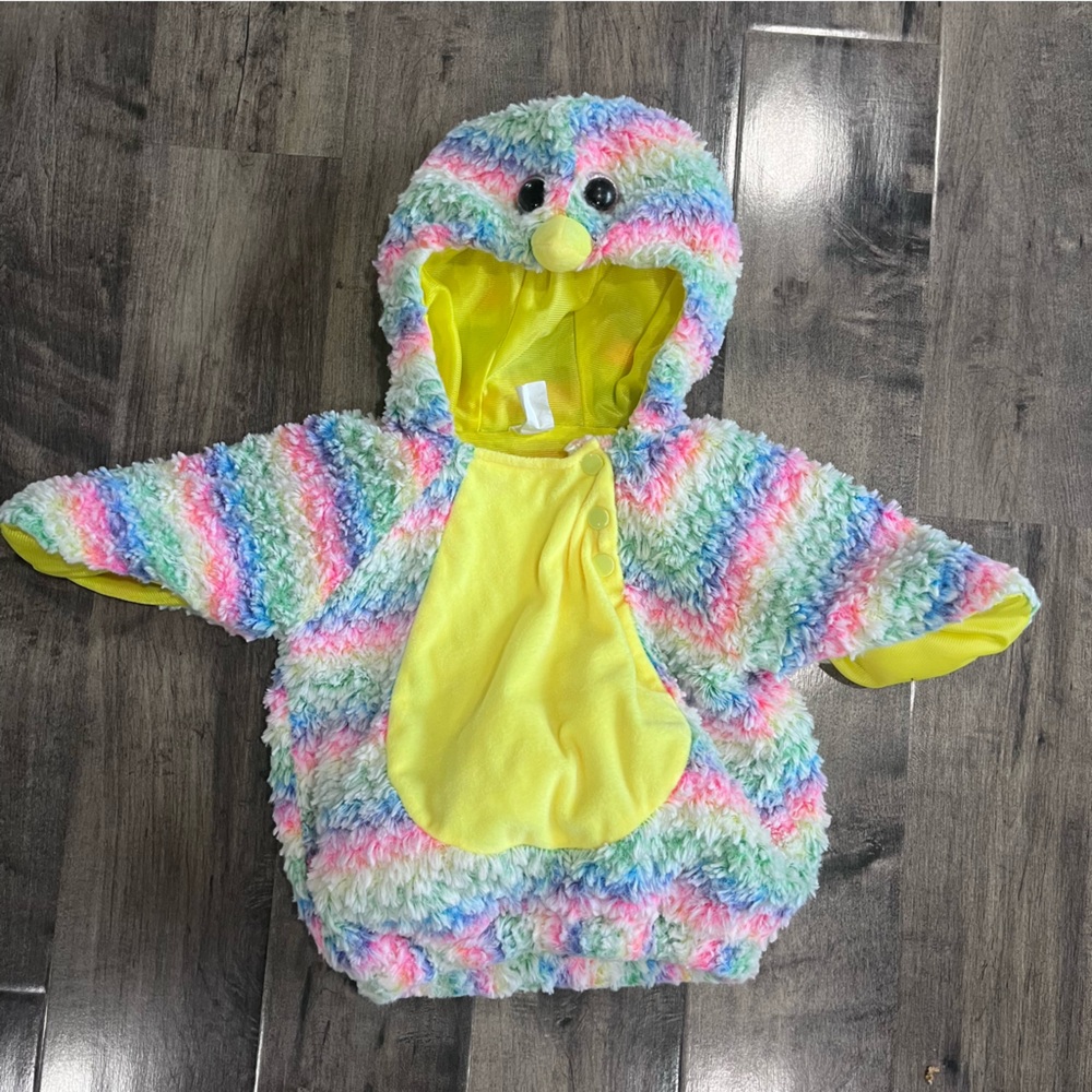 Baby Ostrich Halloween Costume Plush Hooded Pullover - 6 - 12 Months